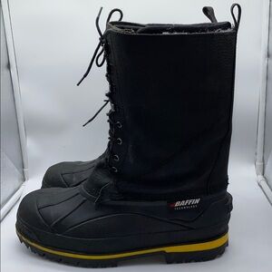 Baffin Technology Men's Steel Toe Black Winter Insulated Safety Boots Size 10